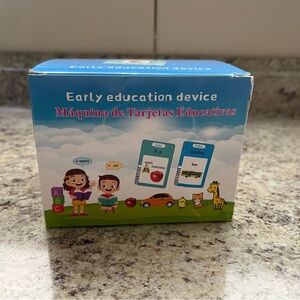 Early Education Device Flashcard Learning Set - Blue